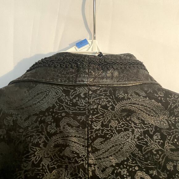 Wilson Women's Trench Coat Heavy leather Size Medium - Picture 3 of 12